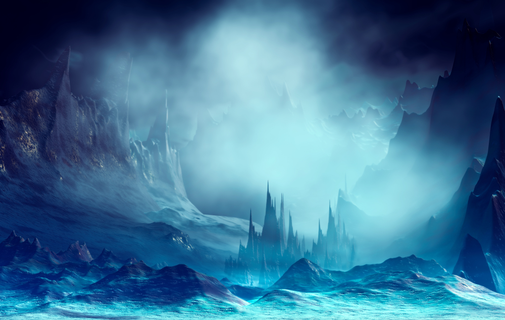 Gamelit - Fantasy Landscape Scene - GravityMakerPress.com